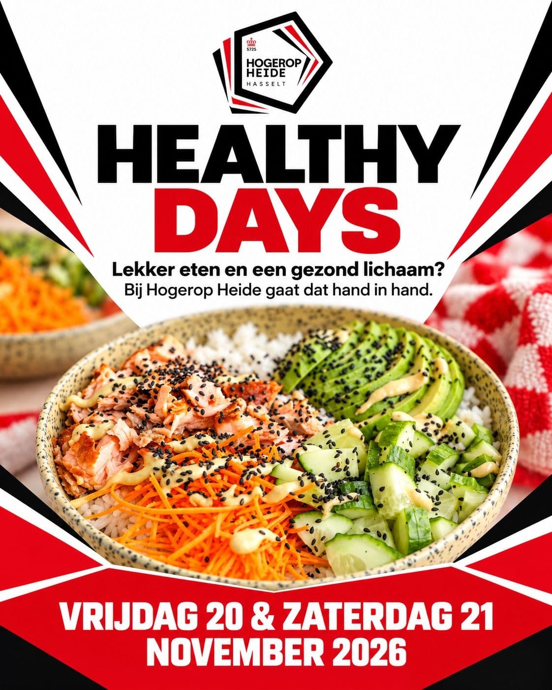 Affiche Healthy Days van Hogerop Heide